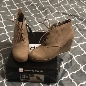 Wedge booties